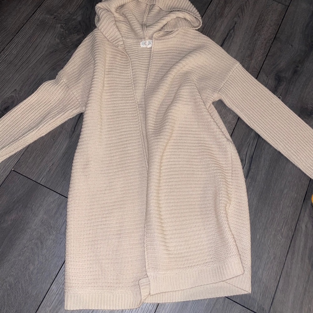 Hooded cardigan